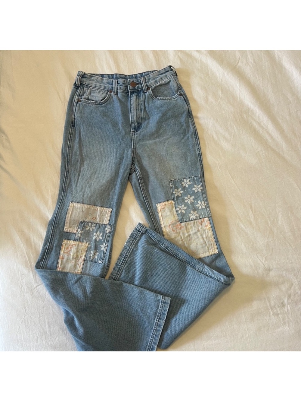 Billabong x Wrangler patchwork bell bottom jeans - Picture 6 of 10